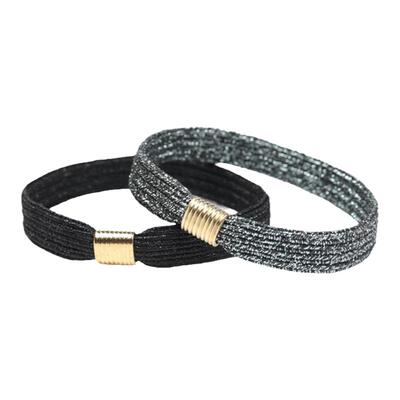 knk基础金扣扁皮筋不伤发头绳