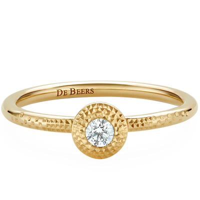 DeBeers钻戒圆形明亮式切割