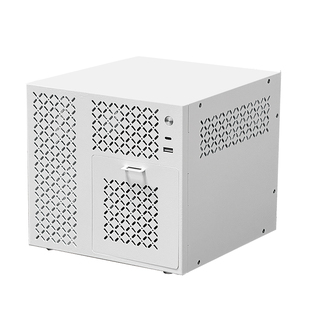 巧美4盘位NAS机箱家用多盘云存储服务器ITX迷你桌面diy小方盒N10