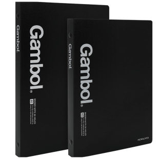 官方旗舰店 日本kokuyo国誉Gambol商务活页本黑色笔记本外壳可拆卸b5女学生简约可换替芯活页夹a5螺旋线圈本