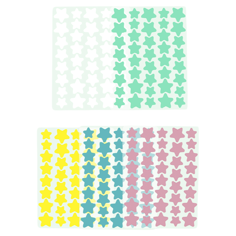 星星痘痘贴痘印贴人工皮水胶体敷料吸脓可上妆可爱豆豆遮瑕祛痘贴