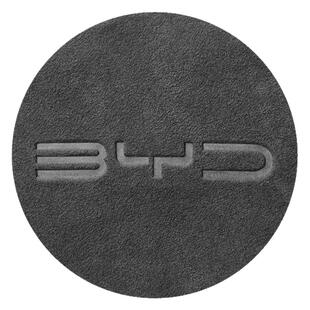 比亚迪海豹方向盘喇叭贴元PLUS海豚车标贴喇叭中心标识装饰翻毛皮