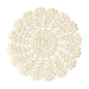 法式复古布艺蕾丝杯垫碗盘垫ins风拍照背景道具手工编织装饰餐垫