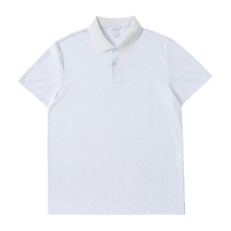 【自营】Calvin Klein/凯文克莱男士翻领短袖POLO衫夏季休闲上衣