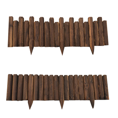 装饰花篱笆护栏室外碳化防腐木