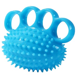 老人锻炼手指力量压力球握力器材