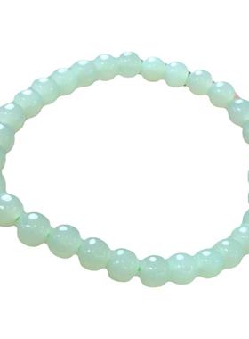 天然湖水绿晴水手串简约单圈