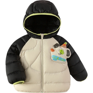 巴拉巴拉宝宝羽绒服婴儿轻薄短款外套冬装新款童装男童女童韩版潮