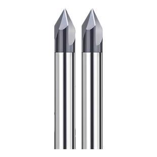 硬质合金钨钢涂层倒角刀3刃数控刀具加工中心60度90度120度铣刀