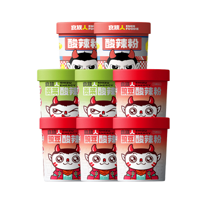 食族人酸辣粉8桶组合装