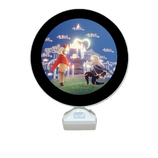 sky光遇周边定制照片闺蜜小夜灯摆台镜子相框夜灯生日礼物定制