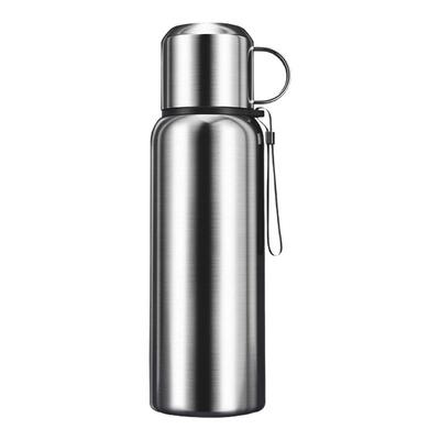 316不锈钢保温杯智能温显带茶隔