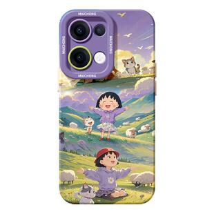 适用opporeno15手机壳女款reno14pro+保护套13全包pro硅胶8防摔reno7se高级oppo软壳10/11小丸子可爱12潮外壳