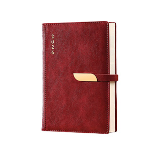 高颜值日程本2026年全年计划表365天行事历每日时间管理效率手册行事带日历工作记事本致高级笔记本定制logo