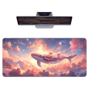 皮革鼠标垫超大号电脑桌垫老板办公室桌面垫键盘书桌垫子卡通桌布