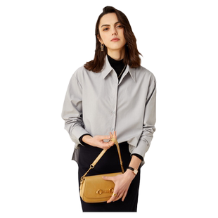 衬衫女长袖2026新款轻奢高级感春季职业通勤女装灰色衬衣春装上衣