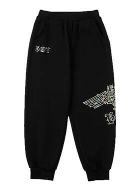 BOY童装25秋新款儿童长裤时尚潮流休闲裤卫裤男女童中大童
