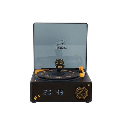 大英博物馆复古仿黑胶蓝牙音响