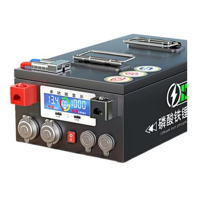 房车磷酸铁锂电池大容量1000ah车载12v24v48伏户外摆摊储能电源