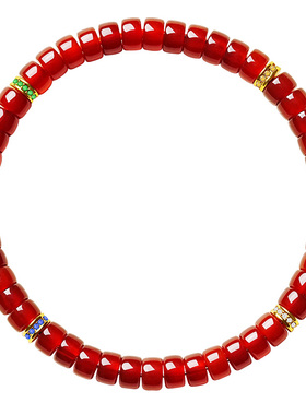 宫里上新天然红玛瑙手链