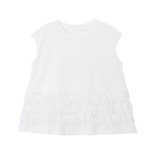 布丁哈鲁夏装童装女童上衣2026夏季新款儿童网纱拼接时尚背心
