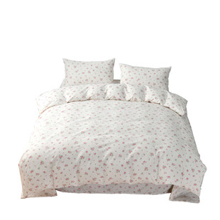 纯棉加厚加密床单单件出口日本小碎花100%全棉布单人双人床罩被单