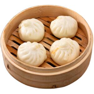 缸鸭狗包点400g*4榴莲包豆沙馅方便速食懒人早餐烤蒸包子速冻面点