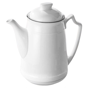 耐高温陶瓷壶创意茶壶白瓷釉下彩水壶凉水壶冷水壶可装开水泡茶壶