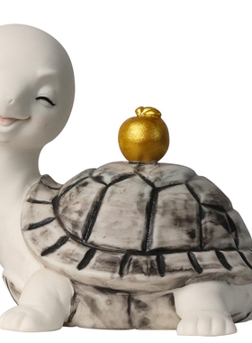 陶瓷创意可爱小乌龟装饰品摆件