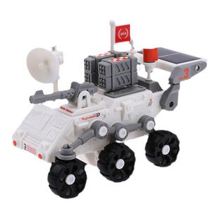 儿童steam科教太阳能火星车5岁男女孩机械动力科学益智拼插装玩具