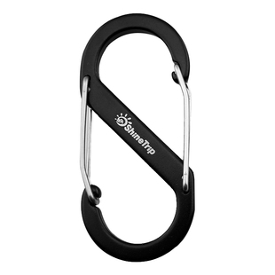 多功能登山扣铝合金钥匙扣不锈钢迷你户外8字快挂S型D金属挂钩扣