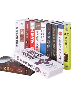 中文假书摆件装饰道具书仿真书
