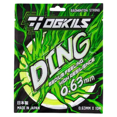 OGKILS欧击DING专业新品羽毛球线耐打型高弹力控制线63线日产柳丁