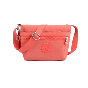 迷你单肩斜挎小包女轻薄百搭多层迷你背包时尚尼龙牛津帆布猴子包