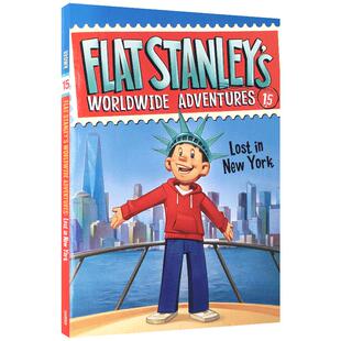 纸片人史丹利·扁平斯坦利系列 Flat Stanley's Worldwide Adventures #15: Lost in New York英文原版少儿英语图文故事绘本