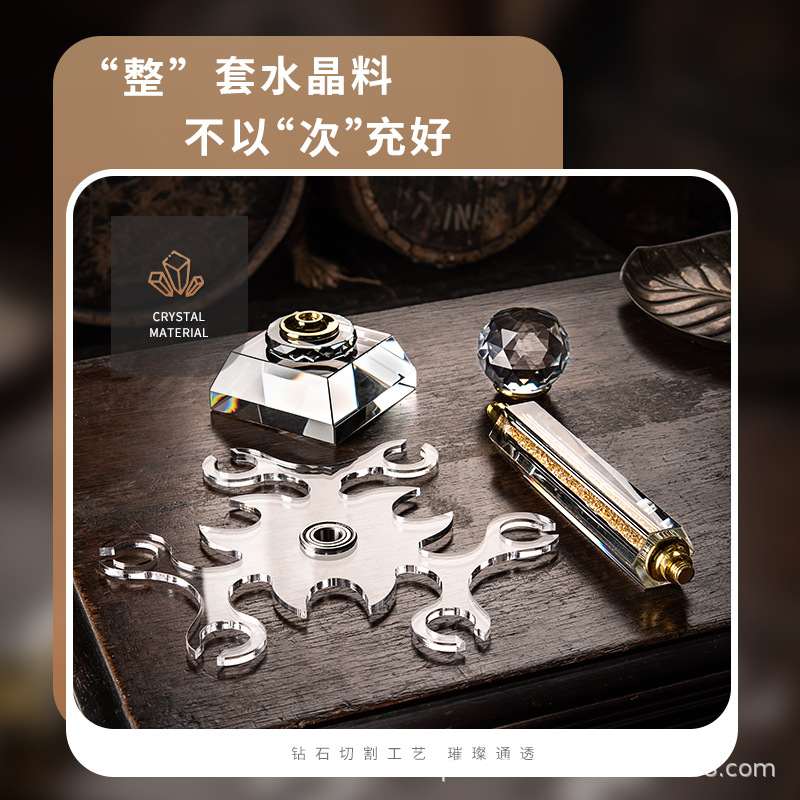 一套家用水晶红酒杯架悬挂摆件轻客厅风收纳创意奢倒挂架子高脚杯