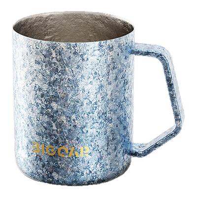 纯钛马克杯办公杯子泡茶专用钛杯