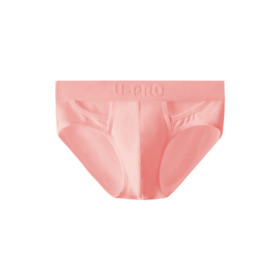 UPRO时尚螺纹挖空男士三角内裤粉色白色紫色内衣短裤