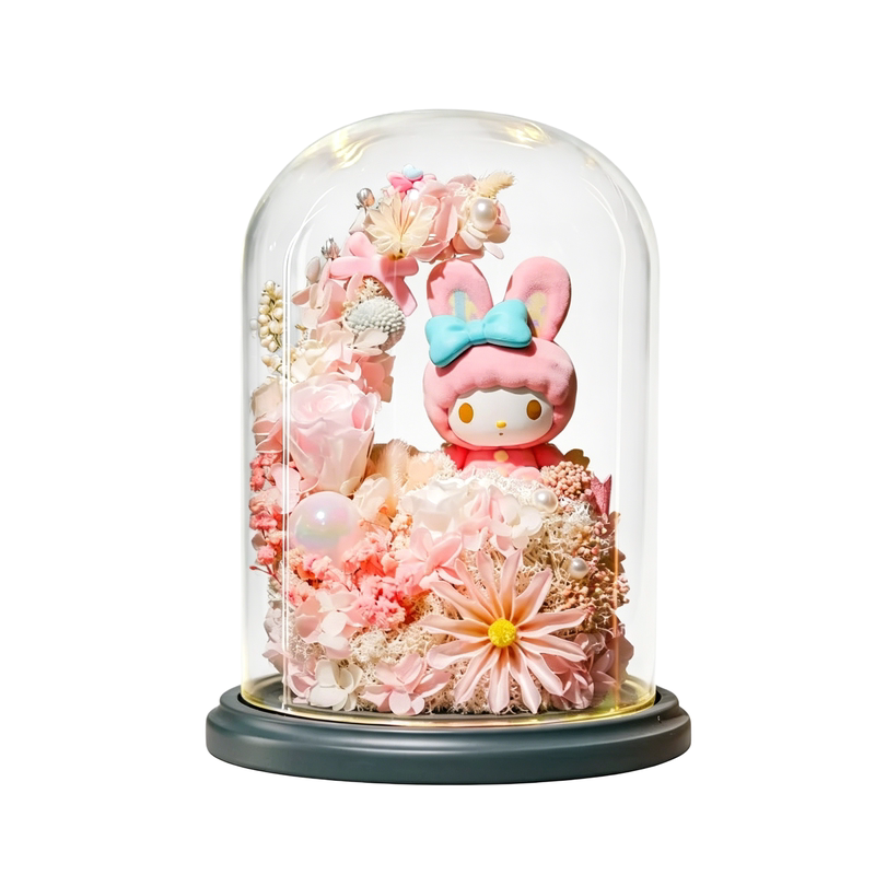 三丽鸥娃娃植绒玩具送给女孩儿童女朋友闺蜜新年生日礼物创意摆件