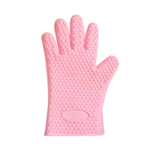 烤箱手套硅胶微波炉手套防烫隔热五指厨房烘炉锅加厚防热手套