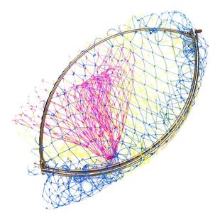军舰鸟大抄网头网兜不锈钢实心可折叠竞技速干防挂抄网头大眼
