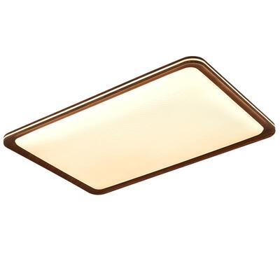 箭牌胡桃木色吸顶灯护眼灯具中古