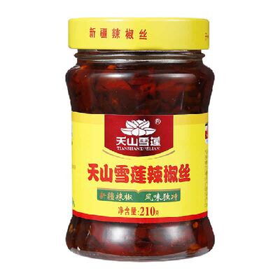 天山雪莲辣椒丝210g×2瓶