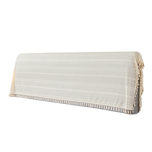 床头套罩床头盖巾防尘遮挡布蕾丝1米8床靠背盖布法式田园遮丑神器