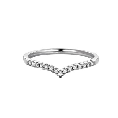 女白铜锆石公主女排戒