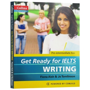 柯林斯雅思基础英文写作 英文原版 Get Ready for IELTS Writing 英语考试辅导书籍进口教材 可搭词汇阅读听力语法口语