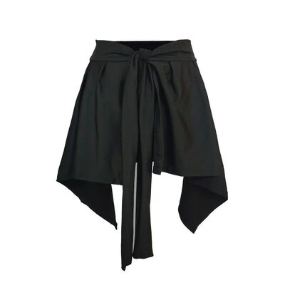 瑜伽防走光绑带一片式遮臀短裙