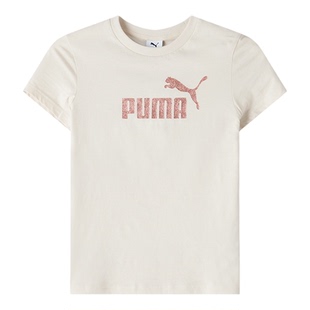 幸运叶子丨PUMA彪马短袖女装2026夏季新款运动服修身圆领T恤衫