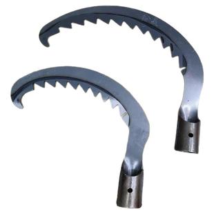 65锰钢锻打勾树枝镰刀加厚大号勾树枝神器锯齿镰刀勾树枝专用工具