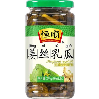 恒顺乳瓜375g江苏镇江下饭小菜